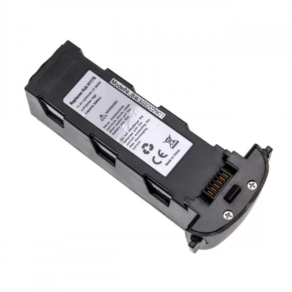 Drón utángyártott akkumulátor Hubsan H117S 4200mAh 11.4V Li-polymer - VHBW