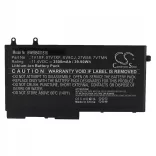 Utángyártott Dell 01V1XF 1V1XF 27W58 7VTMN XV8CJ 3500mAh 11.4V Li-ion laptop akkumulátor - VHBW