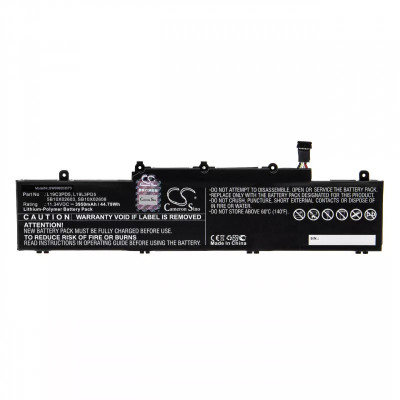 Utángyártott Lenovo 5B10X02600 5B10X02603 3950mAh 11.34V Li-po laptop akkumulátor