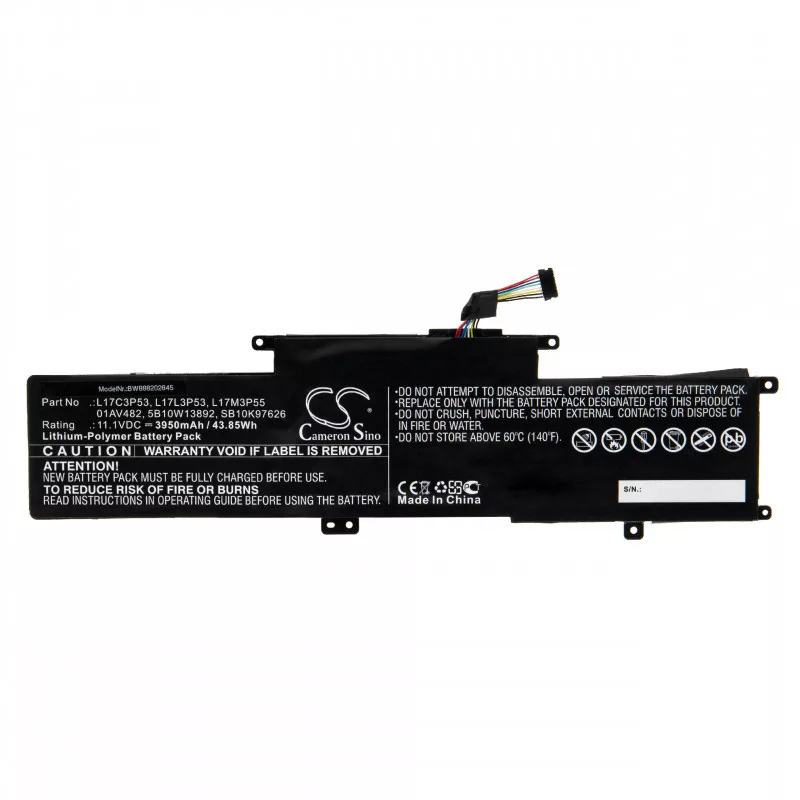 Utángyártott Lenovo 01AV481 01AV482 01AV483 3950mAh 11.1V Li-po laptop akkumulátor Utángyártott Lenovo 01AV481 01AV482 01AV483 3950mAh 11.1V Li-po laptop akkumulátor