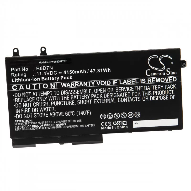 Utángyártott Dell 49HG8 H82T6 K7C4H R8D7N TNT6H 4150mAh 11.4V Li-ion laptop akkumulátor Utángyártott Dell 49HG8 H82T6 K7C4H R8D7N TNT6H 4150mAh 11.4V Li-ion laptop akkumulátor