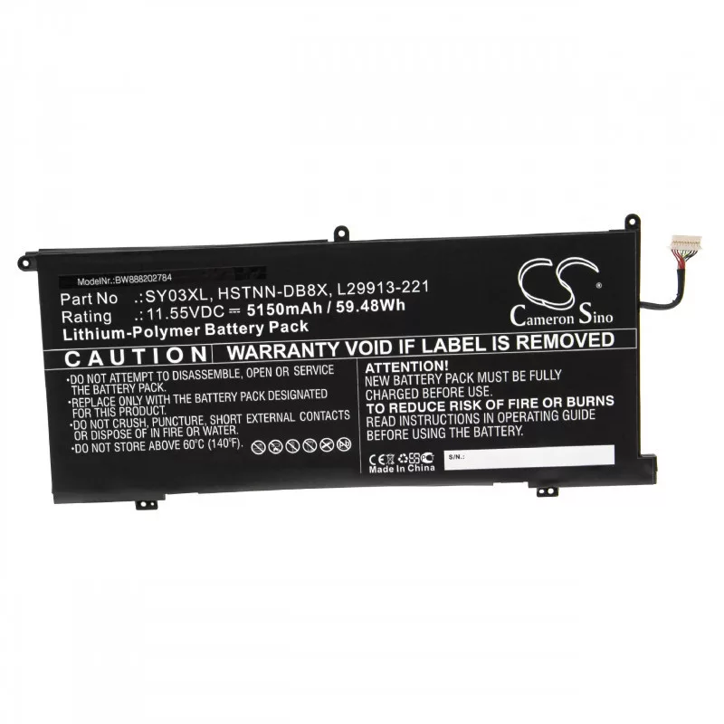 Utángyártott HP HSTNN-DB8X L29913-221 5150mAh 11.55V Li-po laptop akkumulátor