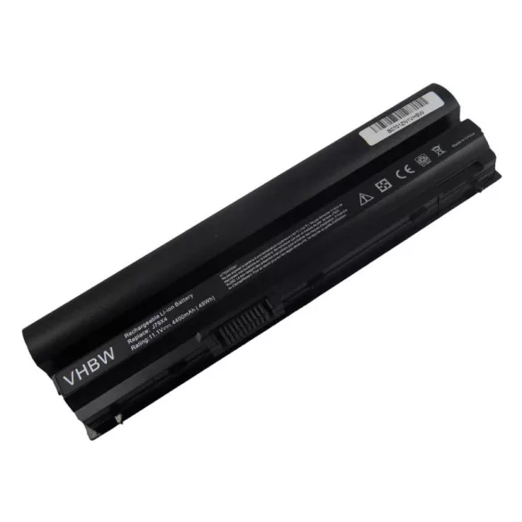 Utángyártott Dell 09K6P 0F7W7V 11HYV 312-1239 4400mAh 11.1V Li-ion laptop akkumulátor - VHBW