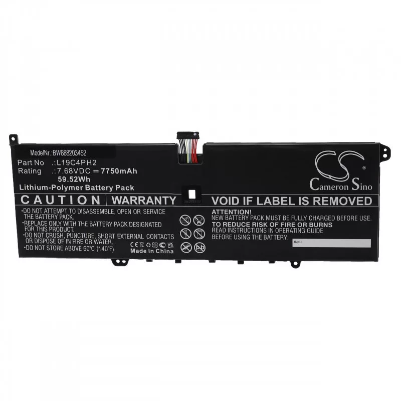 Utángyártott Lenovo L19C4PH2 7750mAh 7.68V Li-po laptop akkumulátor