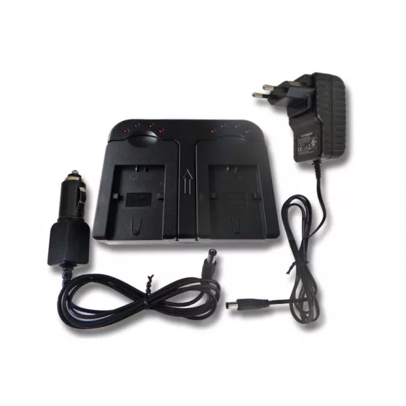 Dupla utángyártott akkutöltő JVC BN VF808 BN VF815 BN VF823 - VHBW