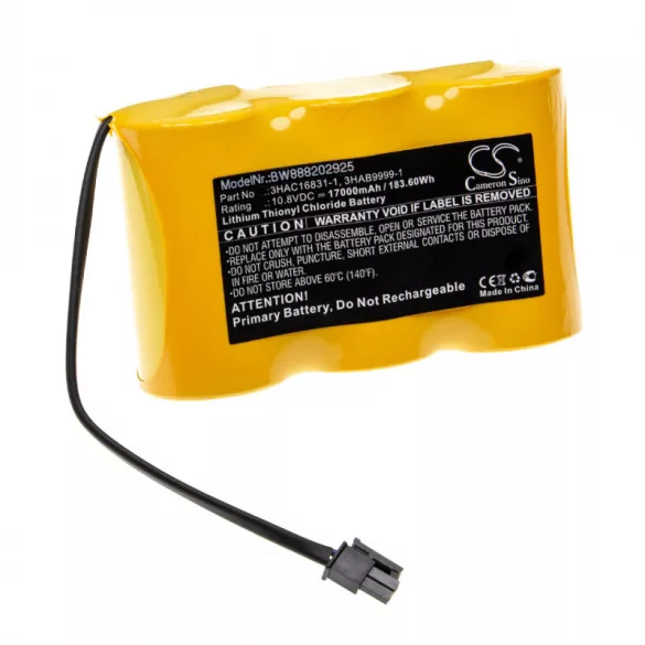 Utángyártott lítium akkumulátor ABB IRB 140 M2000 17000mAh - VHBW