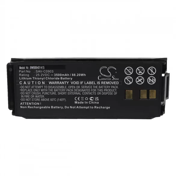 Utángyártott Saver One Automatic 3500mAh orvosi eszköz akkumulátor