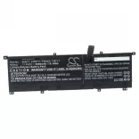 Utángyártott Dell FW8KR 0TMFYT 8N0T7 TMFYT 6500mAh 11.4V Li-po laptop akkumulátor - VHBW