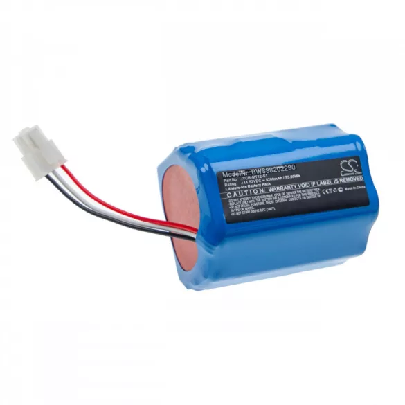 Utángyártott iClebo Omega 5200mAh robotporszívó akkumulátor - VHBW
