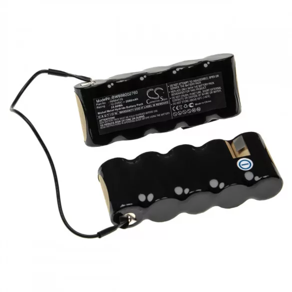 Utángyártott Black & Decker Z-PD1200 2000mAh robotporszívó akkumulátor - VHBW