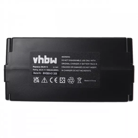 Utángyártott Yard Force SA500ECO 1500mAh robotfűnyíró akkumulátor - VHBW