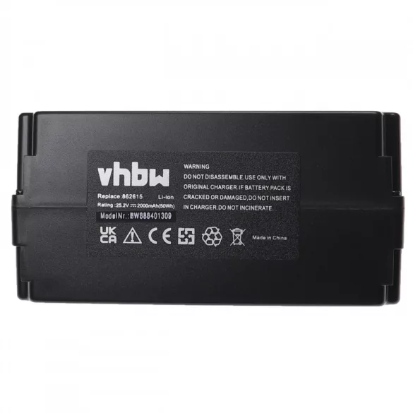 Utángyártott Yard Force SA500ECO 2000mAh robotfűnyíró akkumulátor - VHBW