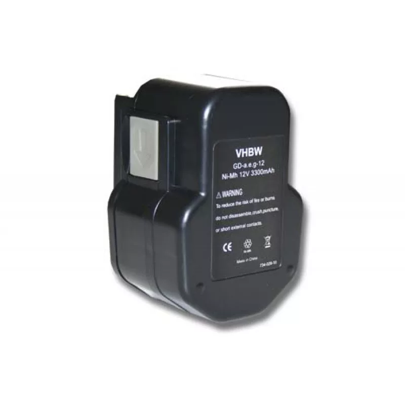 Szerszámgép utángyártott akkumulátor AEG 48-11-1900 48-11-1950 3300 mAh 12 V NiMH Szerszámgép utángyártott akkumulátor AEG 48-11-1900 48-11-1950 3300 mAh 12 V NiMH