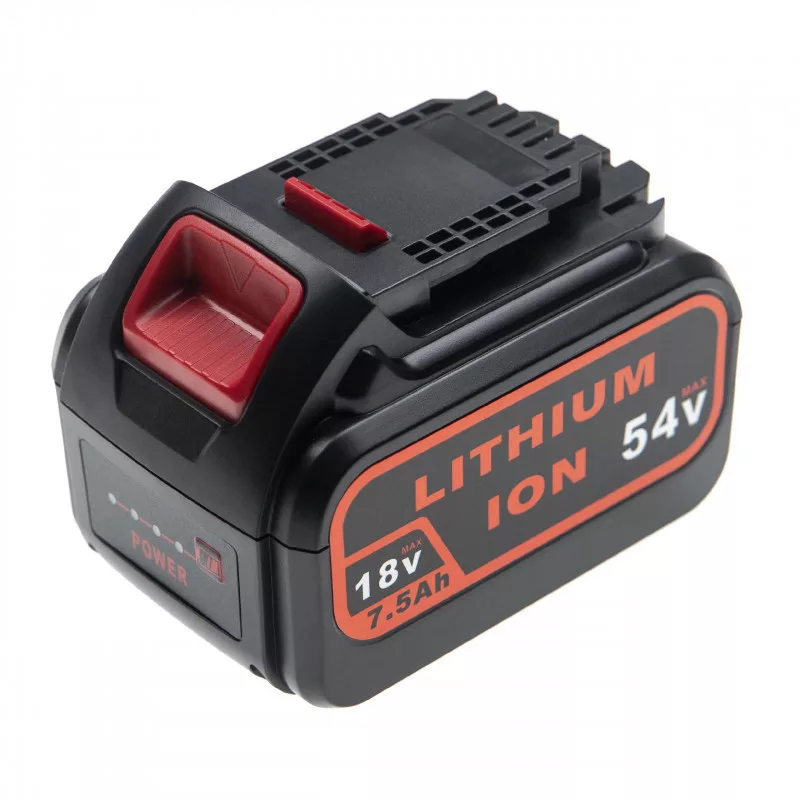Szerszámgép utángyártott akkumulátor DeWalt DCB546 DCB547 DCB548 7500 mAh Li-ion Szerszámgép utángyártott akkumulátor DeWalt DCB546 DCB547 DCB548 7500 mAh Li-ion