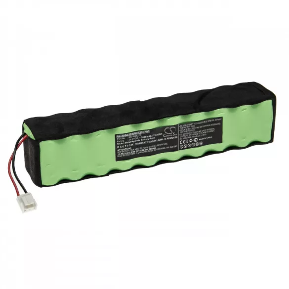 Utángyártott Rowenta RH8770WU/2D1 3000mAh robotporszívó akkumulátor - VHBW