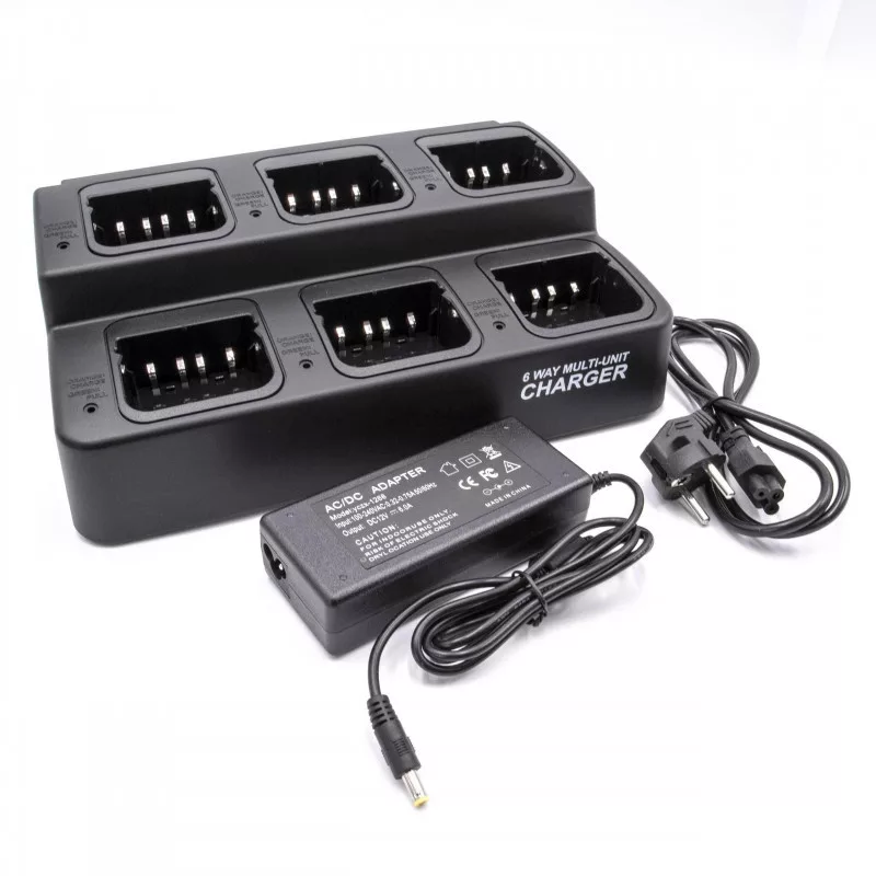 6 csatornás utángyártott akkutöltő Kenwood akkuhoz KNB-14 15 16 6 csatornás utángyártott akkutöltő Kenwood akkuhoz KNB-14 15 16