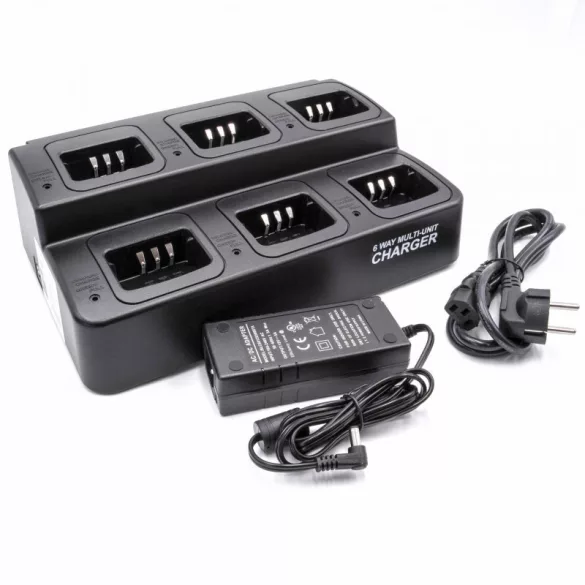 6 csatornás utángyártott akkutöltő Kenwood akkuhoz KNB-45L - VHBW