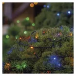 Karácsony fényfüzér TELJES SZETT CNT STart kit 10+5m 100LED IP44 D1AM01 A+B+C szines