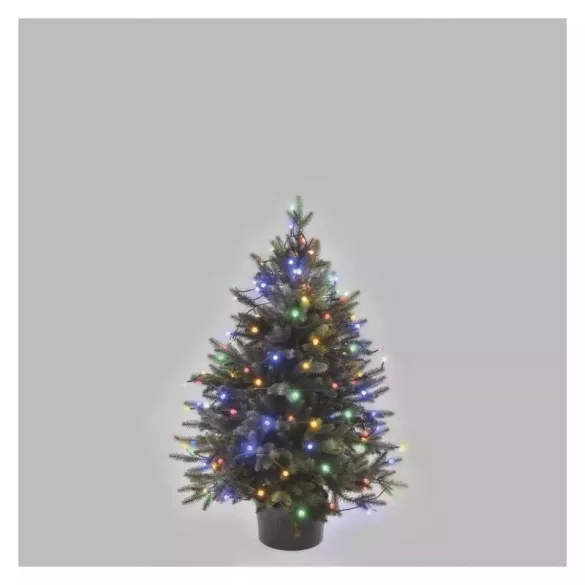 Karácsonyi fényfüzér 80LED karácsonyi 8m IP44 színes cherry  D5AM05