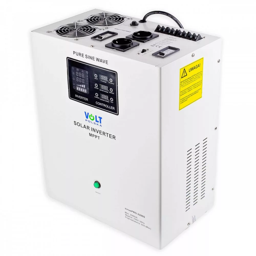 Inverter 24V sinusPro 2200S - Volt 1400/2200VA Solar Inverter 24V sinusPro 2200S - Volt 1400/2200VA Solar