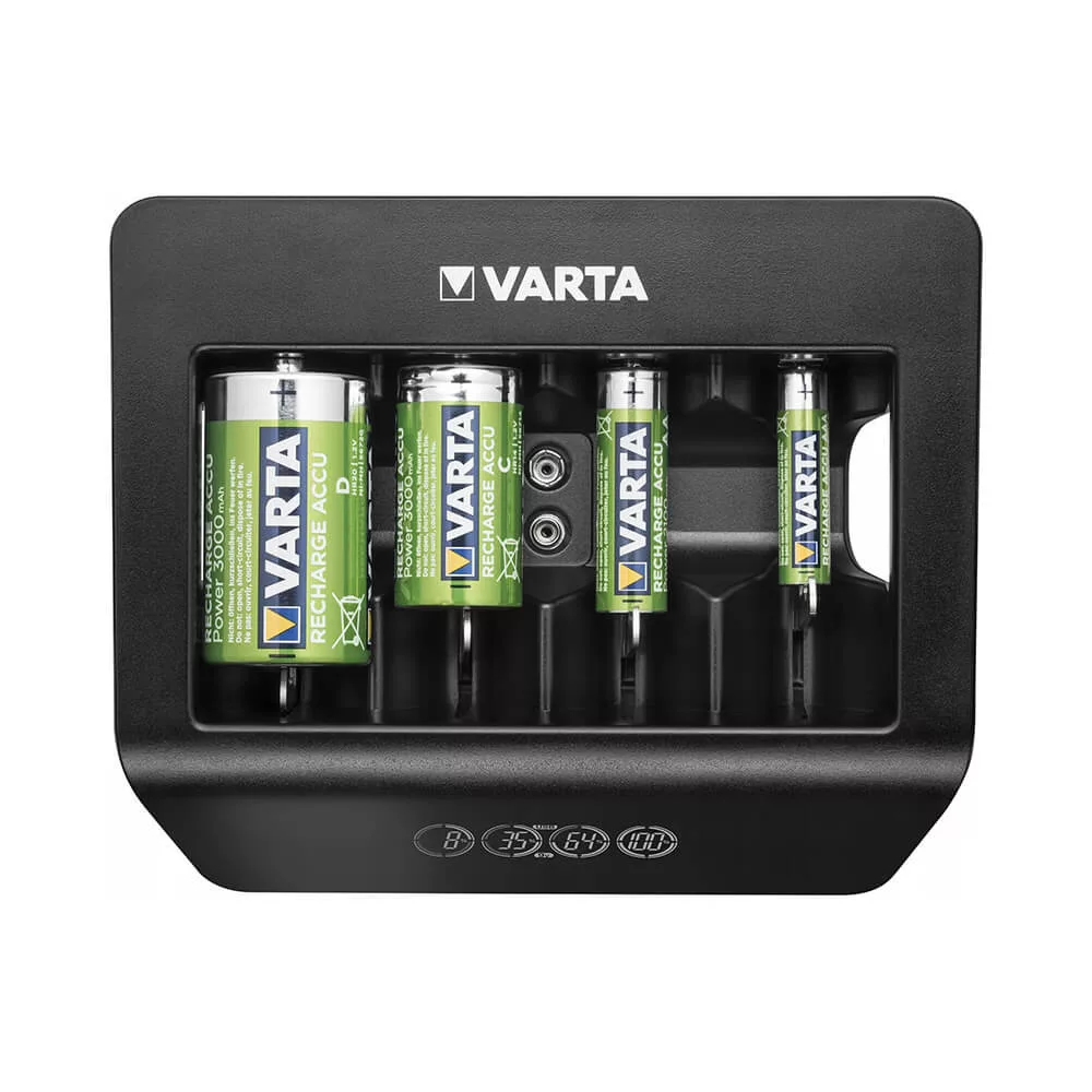 Varta Charger+ LCD 57688 univerális akkutöltő AA/AAA/C/D/9V