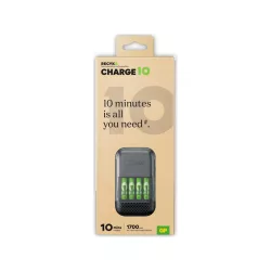   GP ReCyko Charge10 S491 10 perces hálózati akkutöltő + 4db 1700mAh AA akku