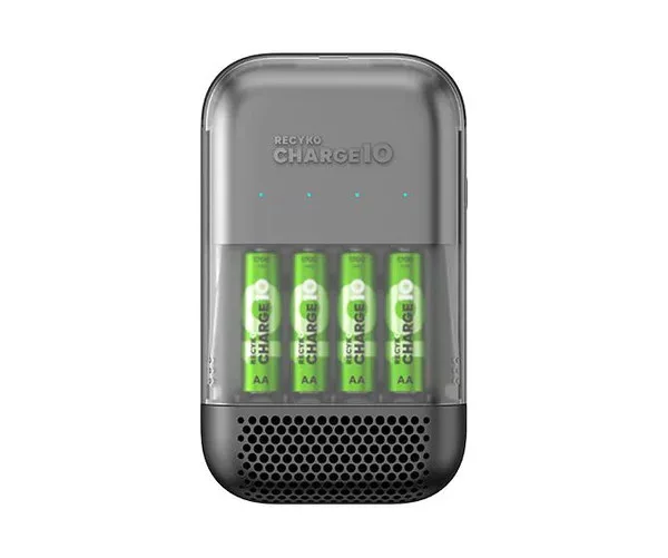 GP ReCyko Charge10 S491 10 perces hálózati akkutöltő + 4db 1700mAh AA akku