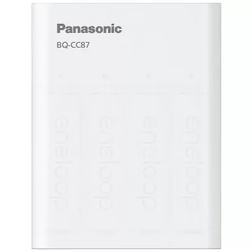 Eneloop BQ-CC87 USB  NiMH akkutöltő 2xAA 2000mAh akkuval