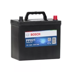   Bosch PP021 Power Plus 12V 45Ah 330A autó akku Asia vastag JOBB+