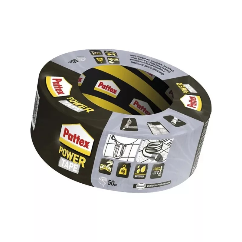 Pattex Power Tape Ragasztószalag 50m ezüst