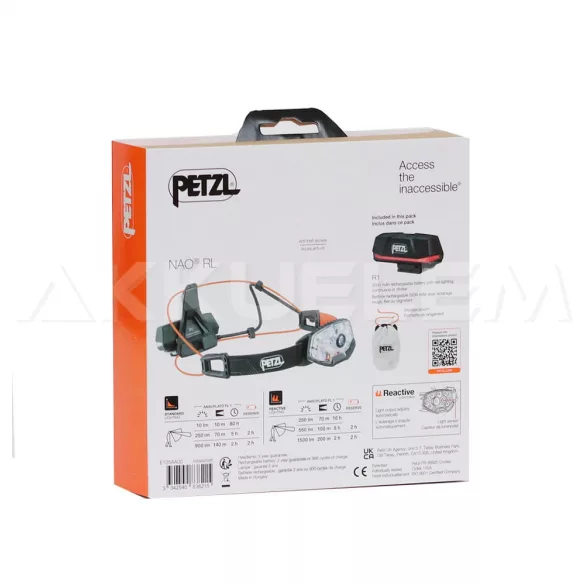 PETZL NAO RL 1500lum fejlámpa E105AA00