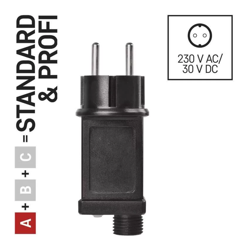 CNT Trafó adapter IP44 lánc D1ZB05 fekete