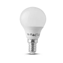   V-TAC E14 foglalat 2142511 P45 Opál 4,5W 4000K 470lm 180°LED izzó