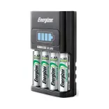 Energizer 1 órás töltő 4*2300mAh AA akkuval 1/4 akku töltésére