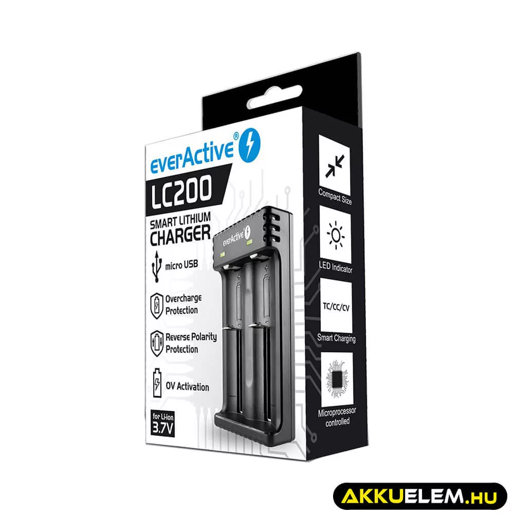 everActive LC-200 LIION akkutöltő 5V 2Ah