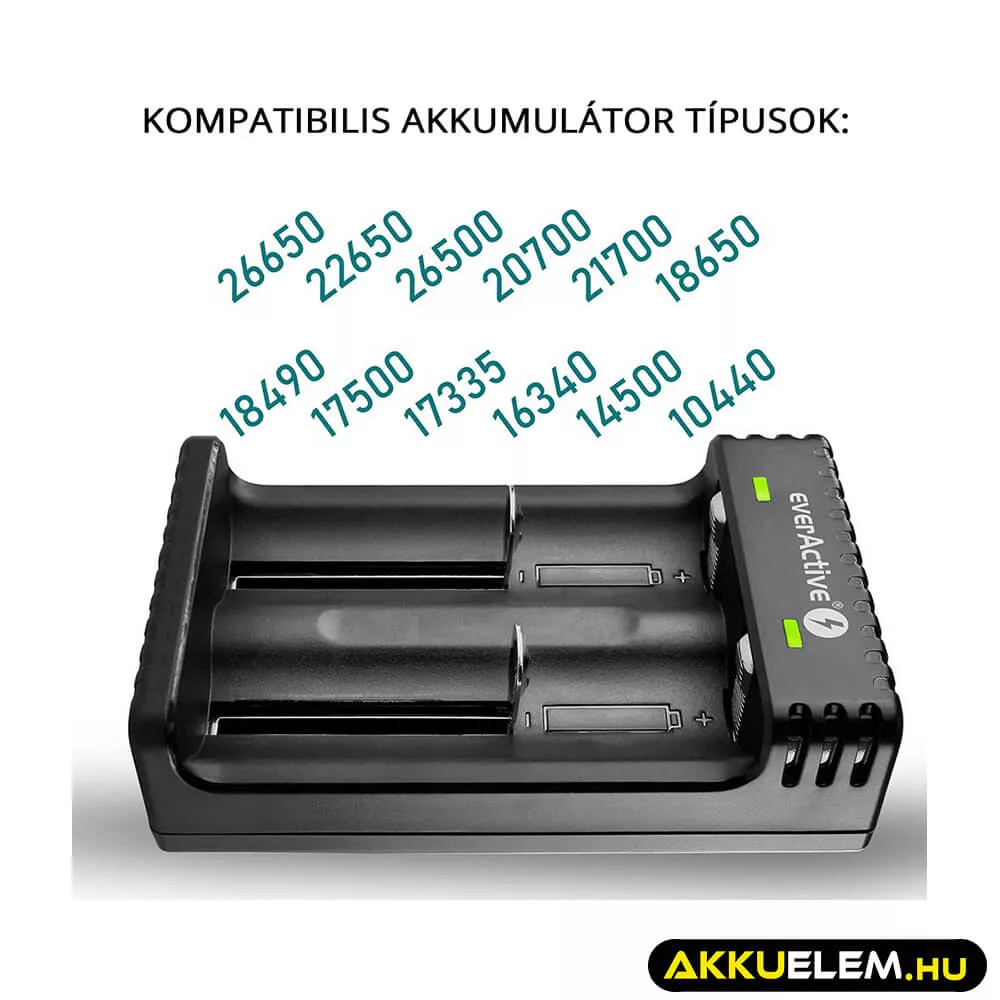 everActive LC-200 LIION akkutöltő 5V 2Ah