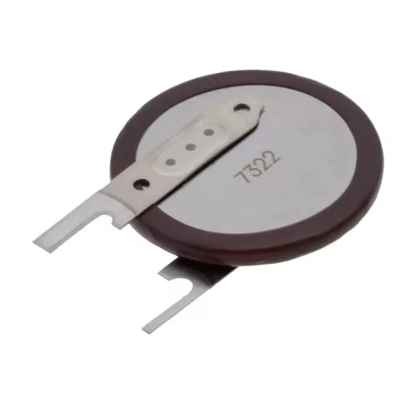 Ipari VL2020 3V 20mAh lítium akkumulátor Panasonic álló panellábbal