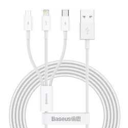   Baseus Superior kábel USB/iPhone USB-C microUSB 2A 1,5m CAMLTYS-02