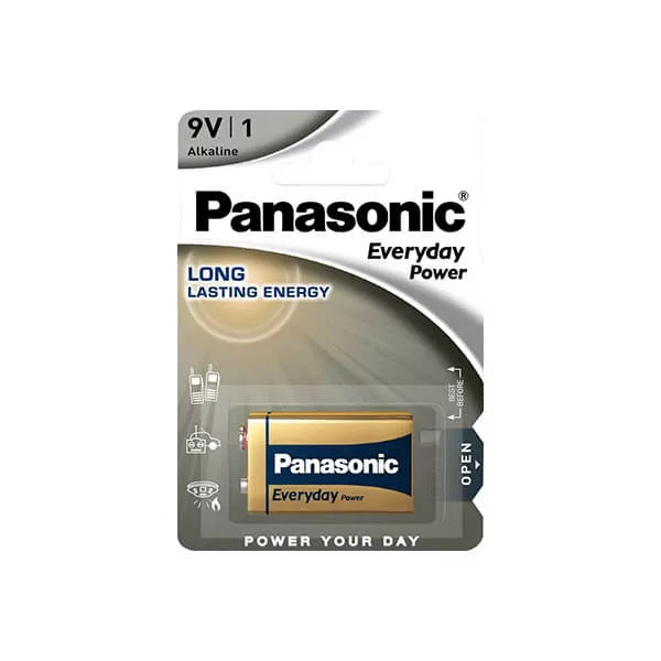 Panasonic 6LR61 Everyday Power 9V elem Panasonic 6LR61 Everyday Power 9V elem