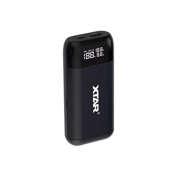 Xtar PB2SL Li-Ion akkutöltő 18650 FEKETE Xtar PB2SL Li-Ion akkutöltő 18650 FEKETE