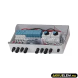 Qoltec kiegészítő - készre szerelt DC doboz - 2 string be - 2 string ki