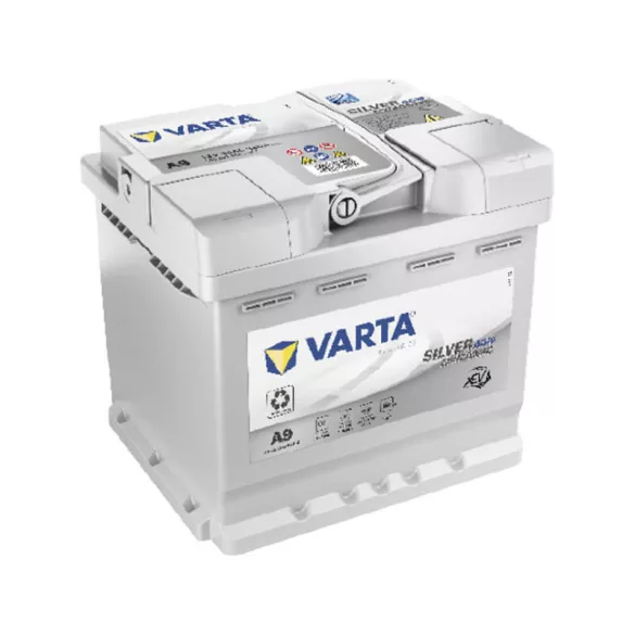 VARTA 12V AGM 50Ah 540A A9 akku 550901 start-stop autó akkumulátor JOBB+