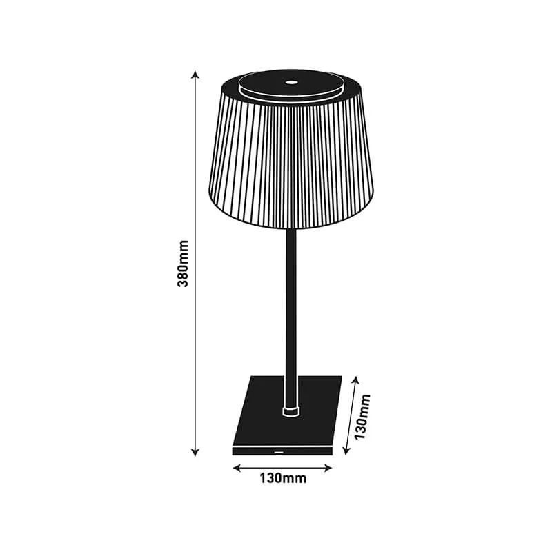 Avide LED asztali lámpa USB fehér 4W tölthető
