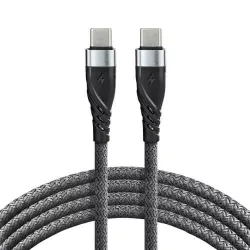 everActive USB-C PD kábel 3A 1m 60W szürke