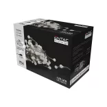 Karácsonyi LED fényfüzér 120led multi 15mm CW