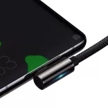 Baseus kábel USB Type-C(90°) 200cm 100W gyorstöltés