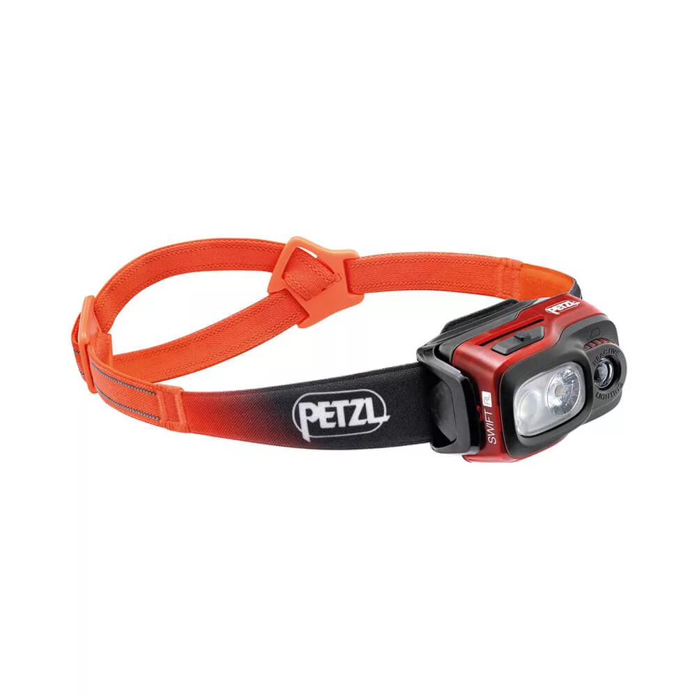 PETZL SWIFT RL narancs lámpa 1100lum tölthető 2350mAh akkuval PETZL SWIFT RL narancs lámpa 1100lum tölthető 2350mAh akkuval