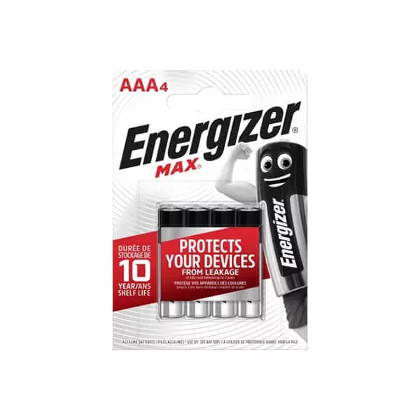 Energizer MAX LR03 AAA elem alkáli 4 db (ár/db) Energizer MAX LR03 AAA elem alkáli 4 db (ár/db)