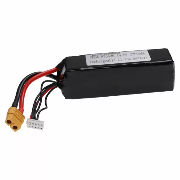 RC modell akku- 2200mAh 14.8V Li-polymer, XT60 - VHBW