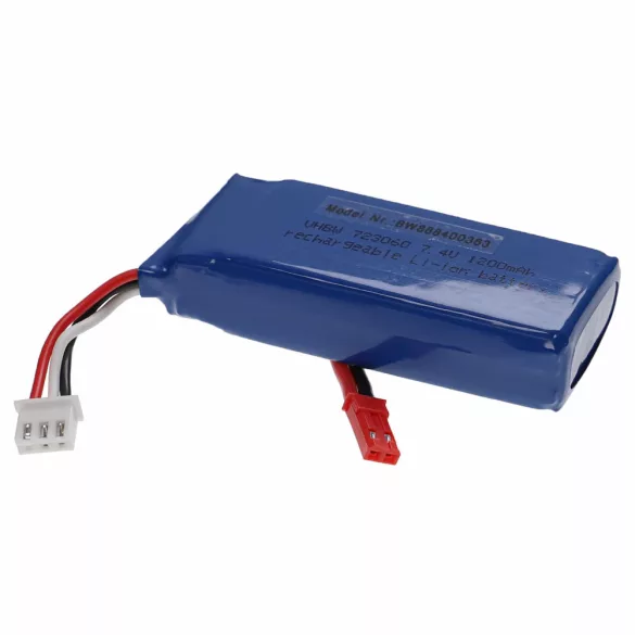 RC modell akku- 1200mAh 7.4V Li-polymer, BEC - VHBW